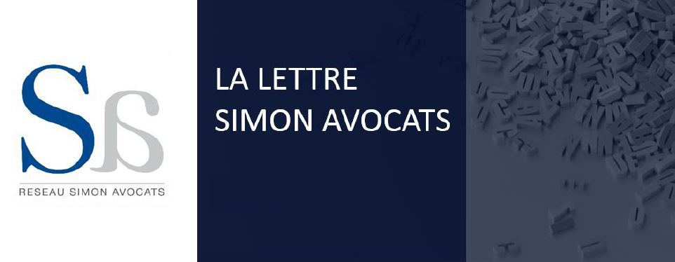 LA LETTRE DU RÉSEAU - SIMON AVOCATS - ACTUALITÉS JURIDIQUES MARS 2018