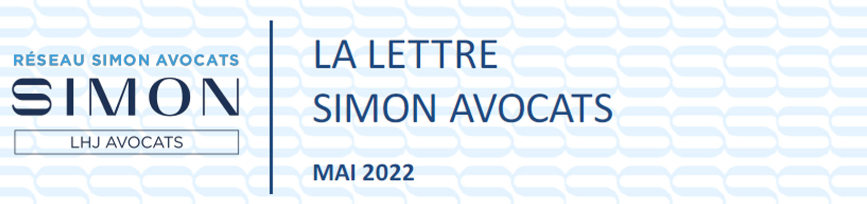 LA LETTRE DU RÉSEAU - SIMON AVOCATS - ACTUALITÉS JURIDIQUES AVRIL 2022